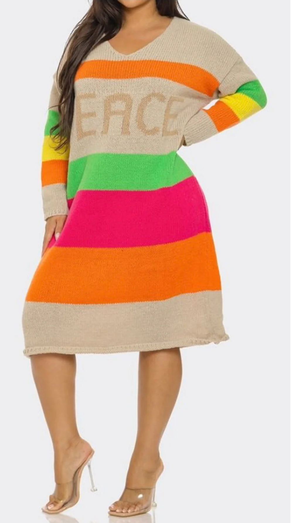 Peace Sweater Dress