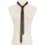 Rhinestone Tie